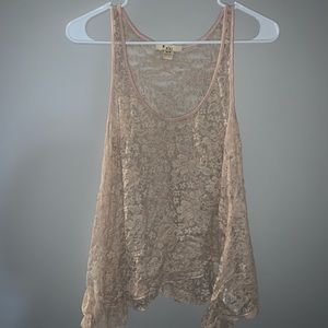Lace tank top